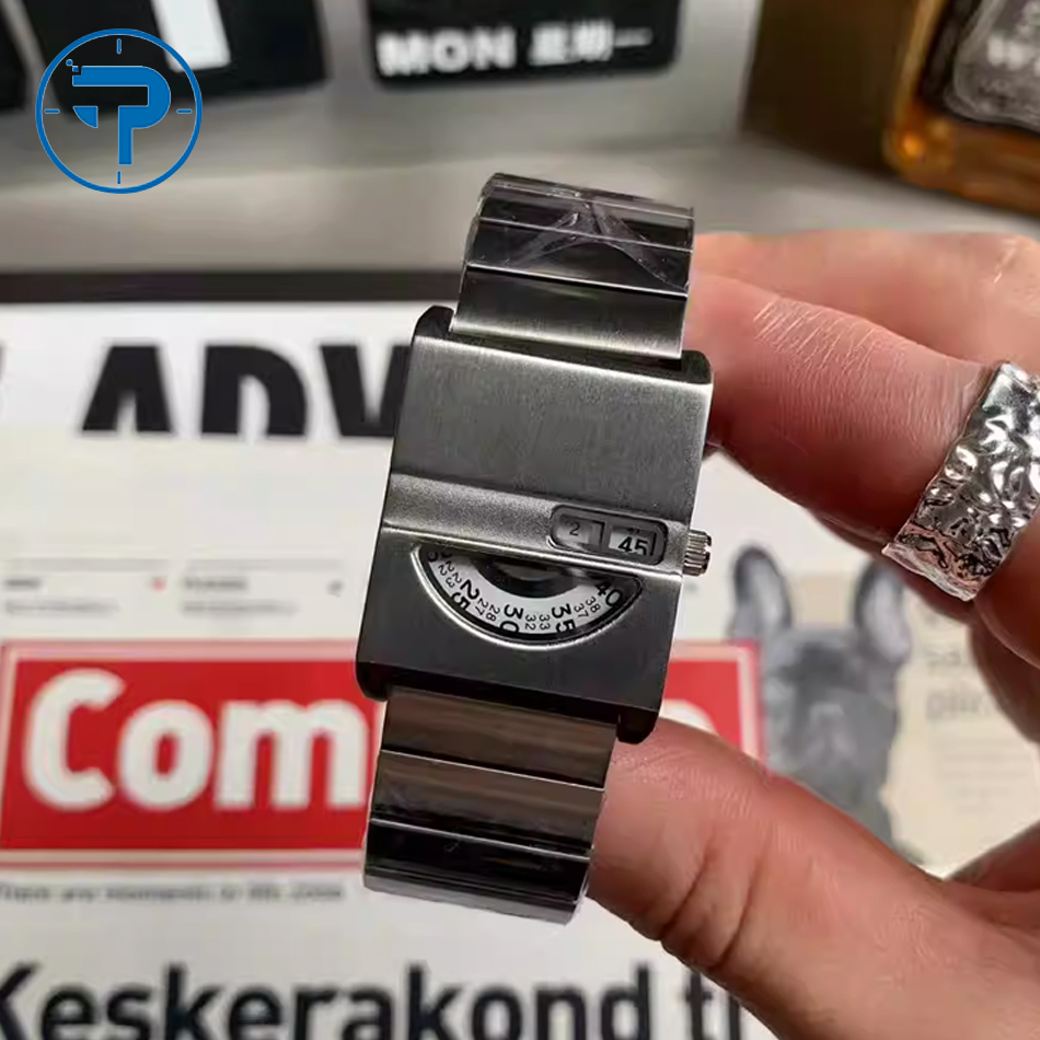 Luxury Watch Exchange - Montres-bracelets pour hommes, montre carrée, bracelet