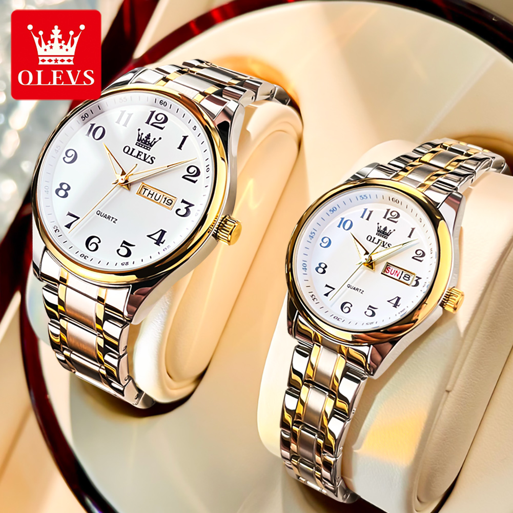 Luxury Watch Exchange - OLEVS nouvelle mode Couple montre pour