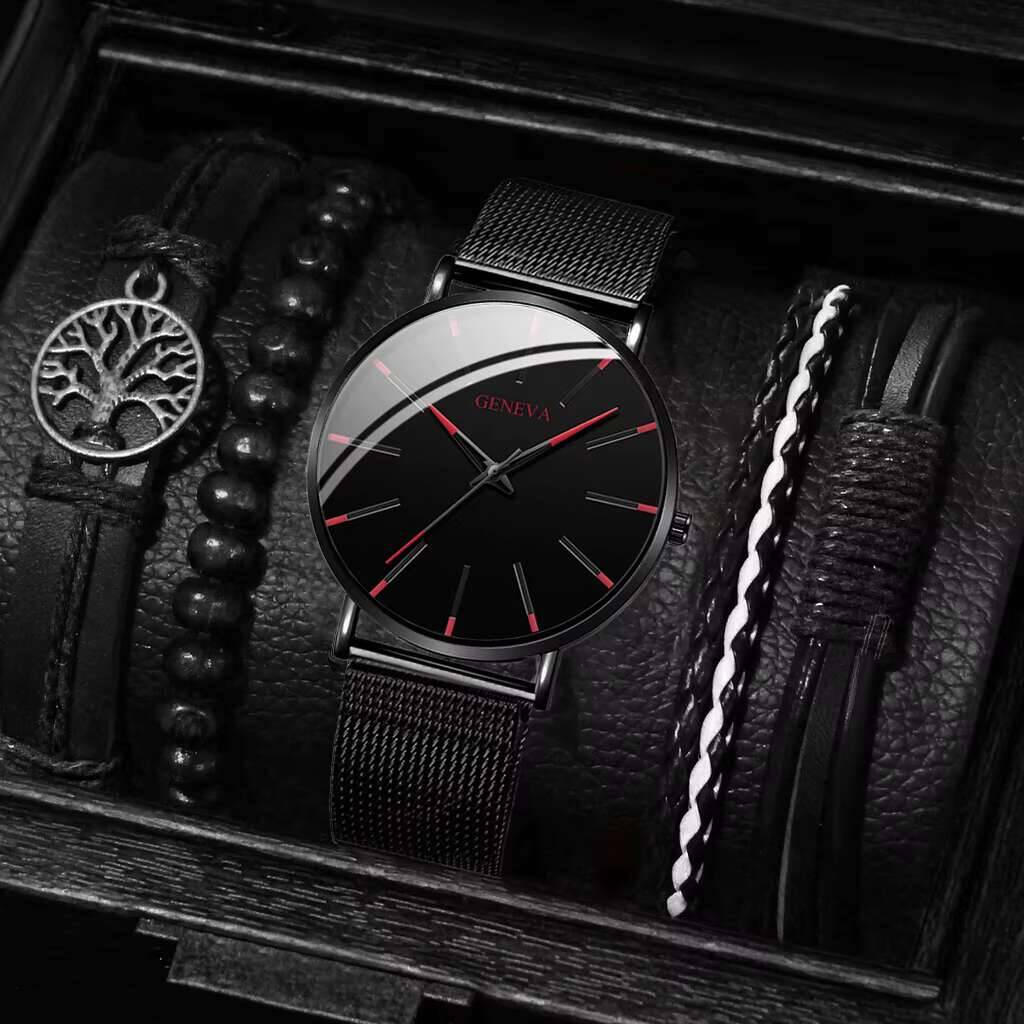 Luxury Watch Organizer For Men - Ensemble de bracelets de montre à