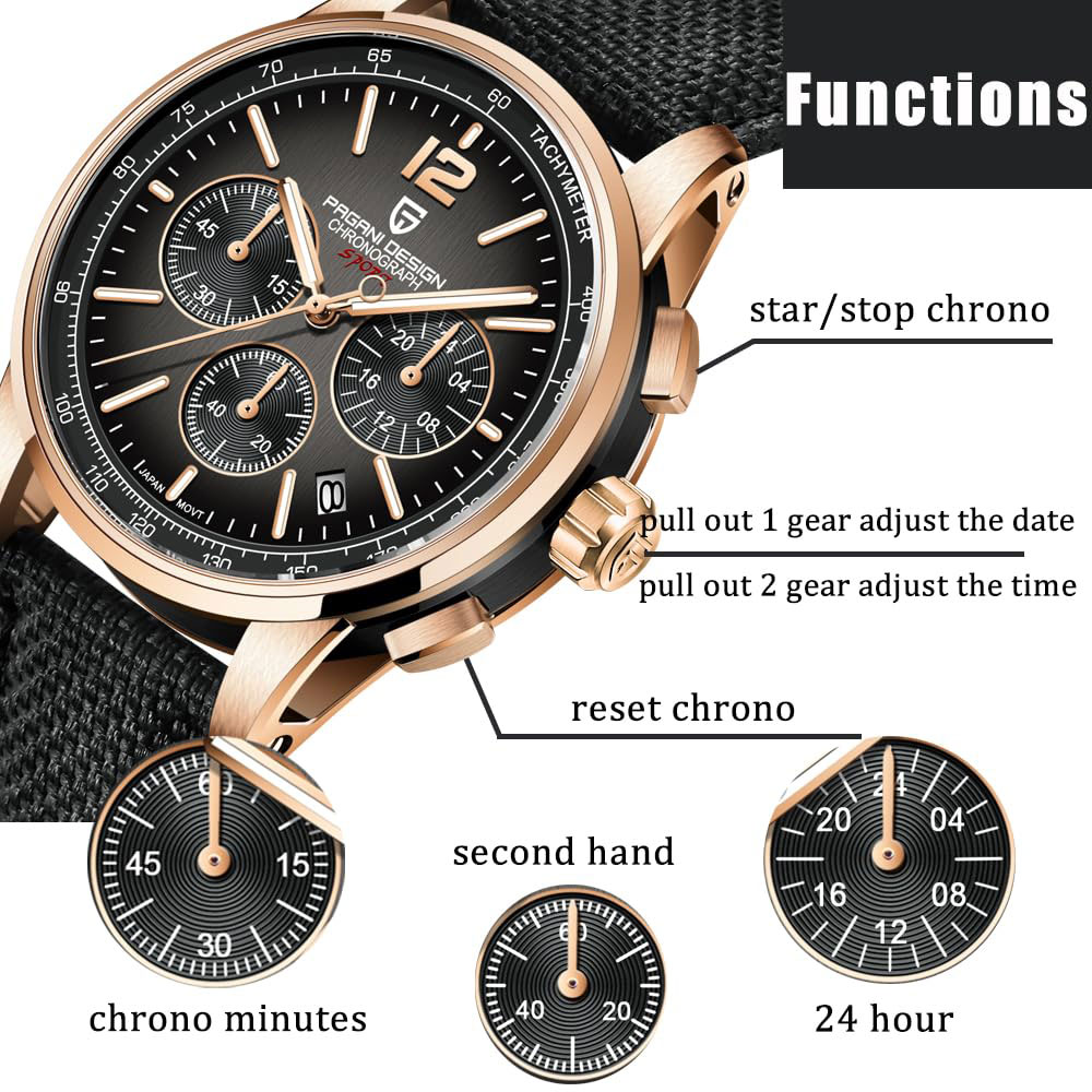 Luxury Quartz Watch Brands - PAGANI DESIGN nouvelle montre pour hommes