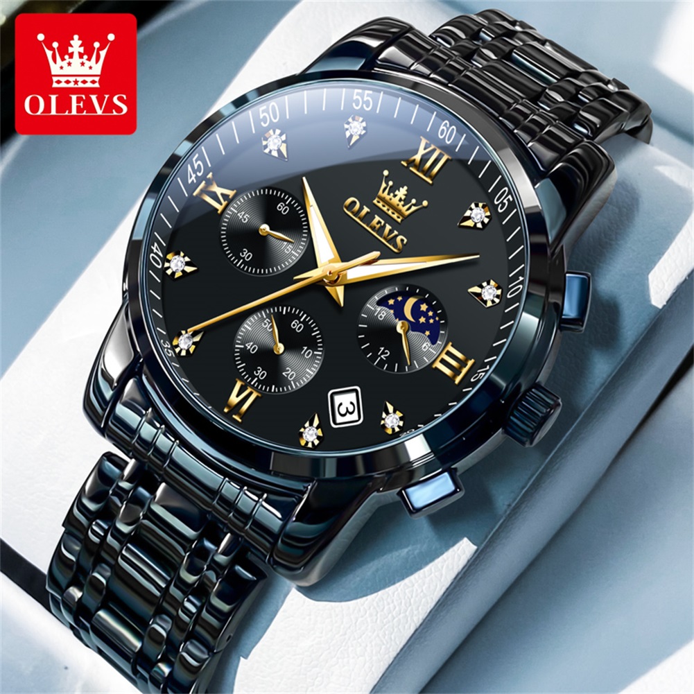 Luxury Quartz Watch Brands - OLEVS montres pour hommes populaires en