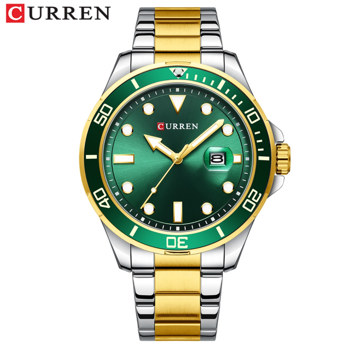 CURREN Nouvelle Série Green Wa - Luxury Quartz Watch Brands avis et prix