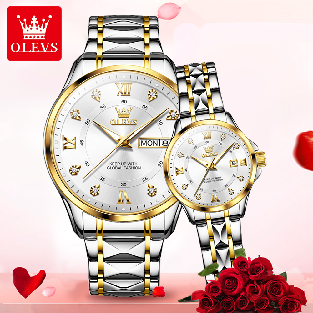 OLEVS 2906 Couple montre origi - Luxury Watch Exchange avis et prix
