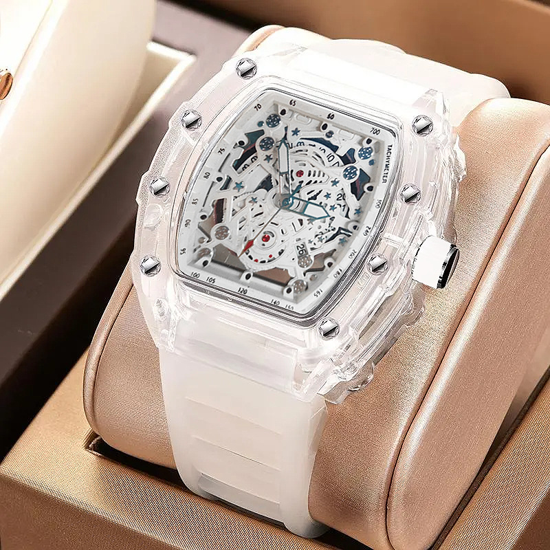 Tonneau mode montre à Quartz h - Luxury Watch Rubber Strap avis et prix