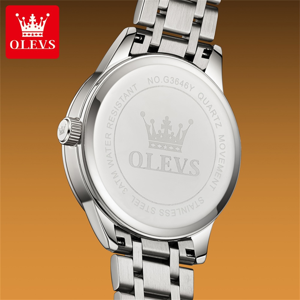 OLEVS Phase de lune montres po - Luxury Quartz Watch Brands avis et prix