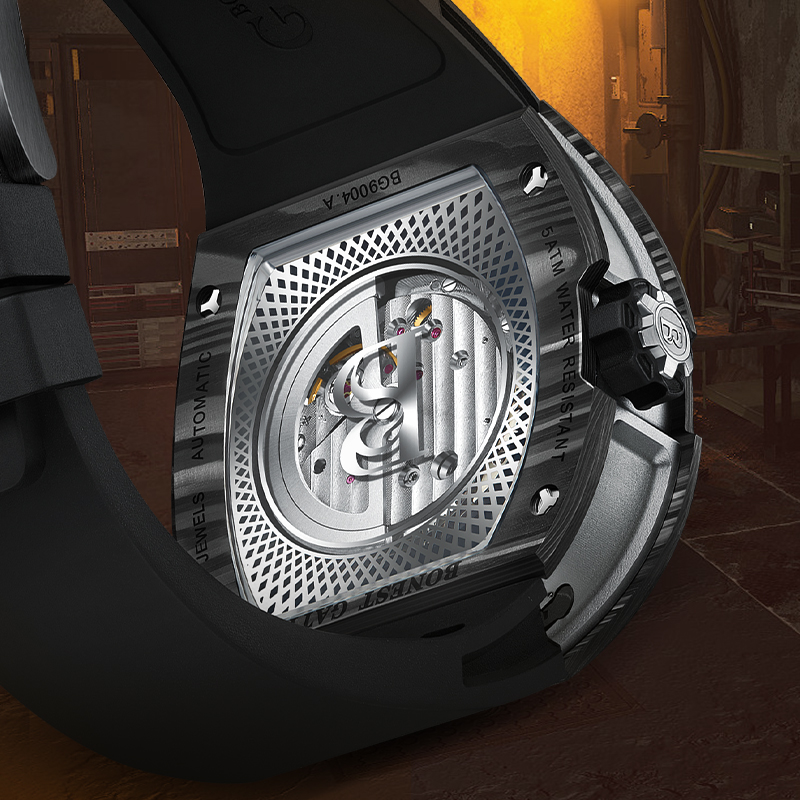 Montre mécanique pour homme BO - Luxury Watch Rubber Strap avis et prix