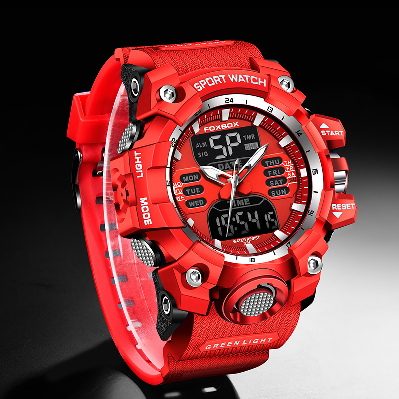 FOXBOX montre militaire pour h - Luxury Watch Organizer For Men avis et prix