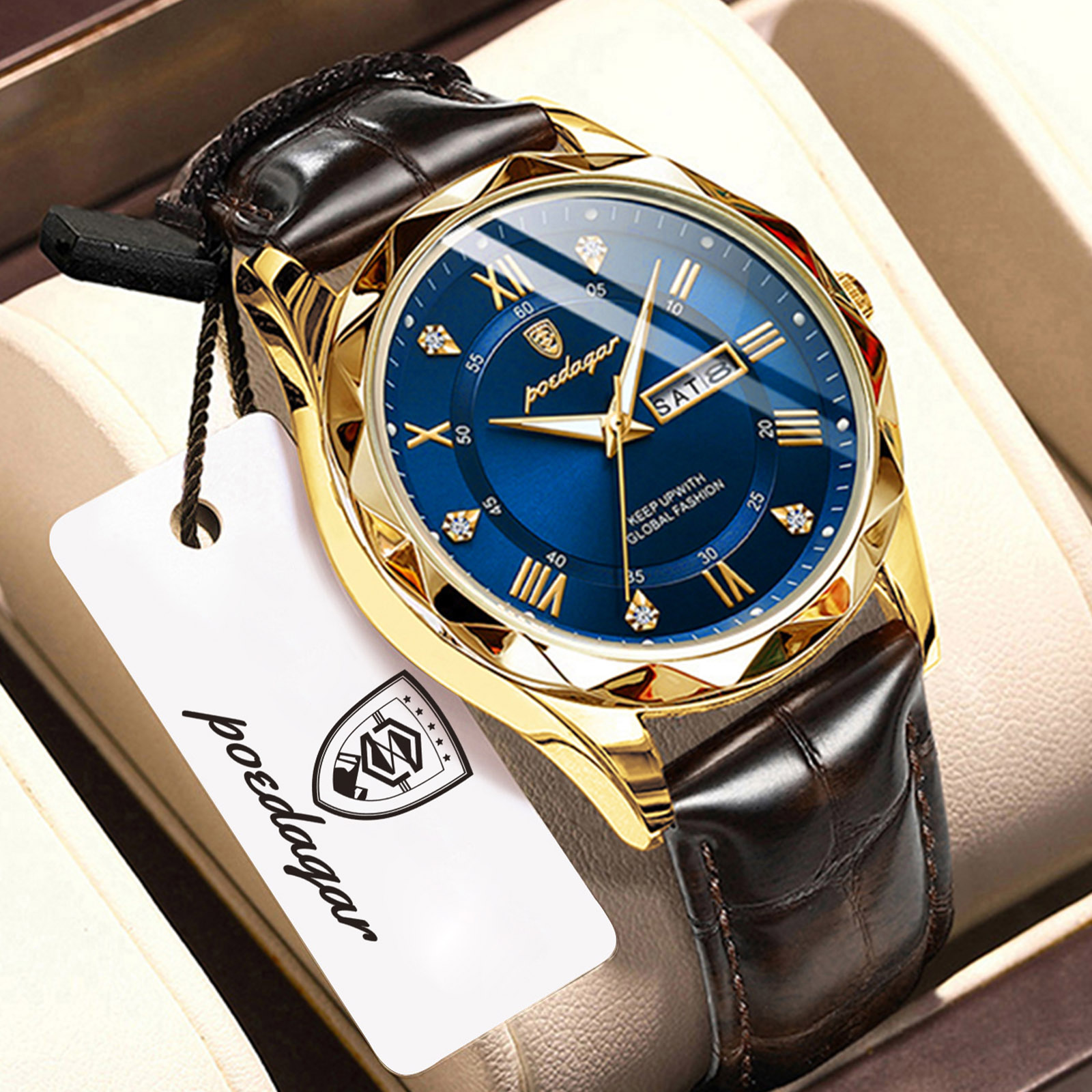 POEDAGAR Montre Homme Tendance - Luxury Watch Exchange avis et prix