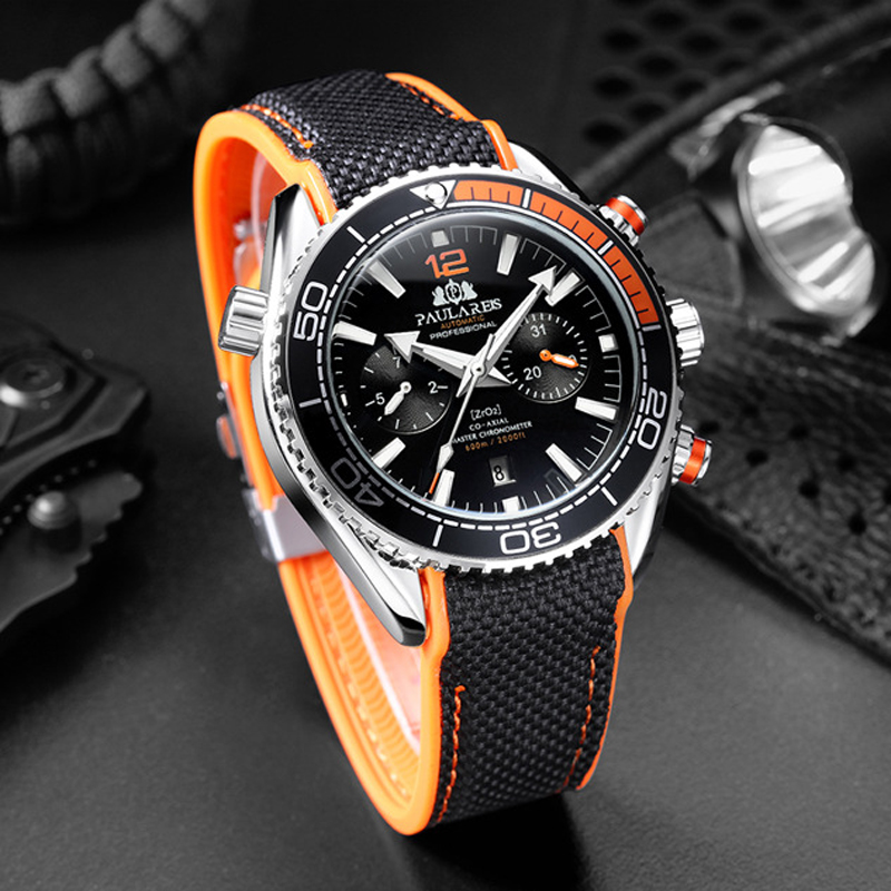 PAULAREIS P luxe hommes automa - Luxury Watch Rubber Strap avis et prix