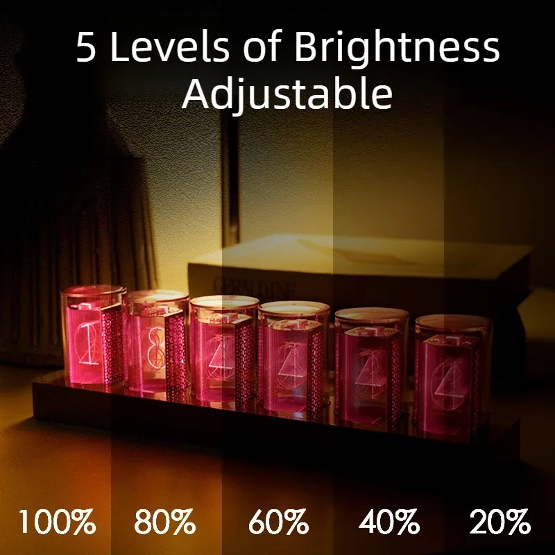 Horloge de table à tubes Nixie - Table Watch Luxury avis et prix